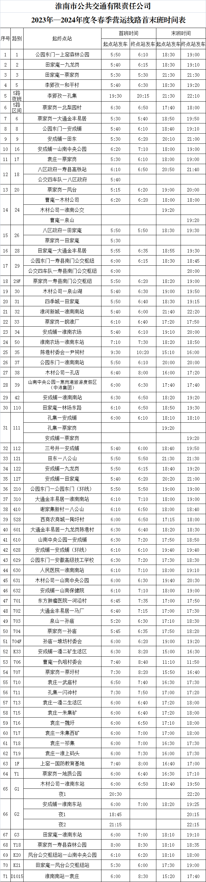 淮南628最新时刻表详解，最新更新一览表！