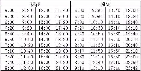 莲漕专线最新时刻表，便捷出行，启程时刻！